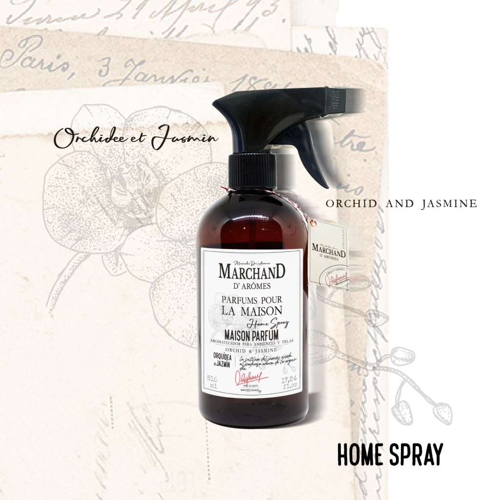 Marchand D´Aromes Home Spray Aromatizador Para Ambientes & Textiles - 510 Ml