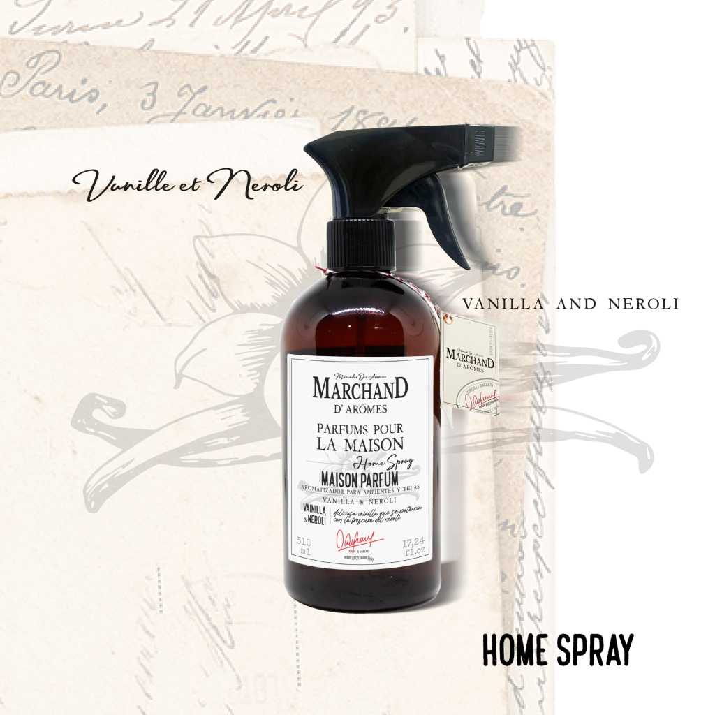 Marchand D´Aromes Home Spray Aromatizador Para Ambientes & Textiles - 510 Ml