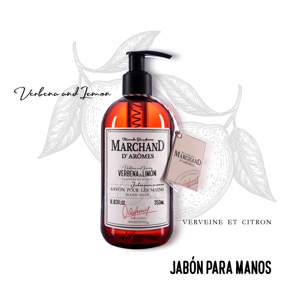 Marchand D´Aromes Jabón Líquido Verbena & Limón 350 Ml.