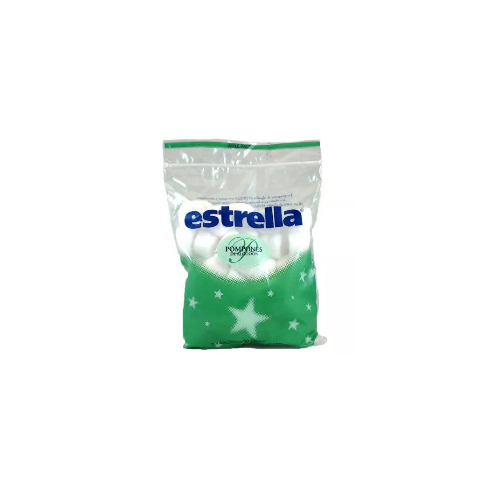 Estrella Pompones Algodon (50 Un)