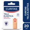 Curitas Apósitos Adhesivos Tela Elástica Ideal Para Heridas En Articulaciones 20U