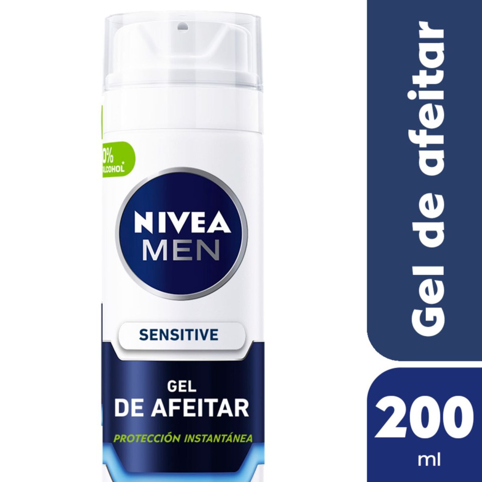 Nivea Gel De Afeitar Men Sensitive Para Piel Sensible 200 Ml