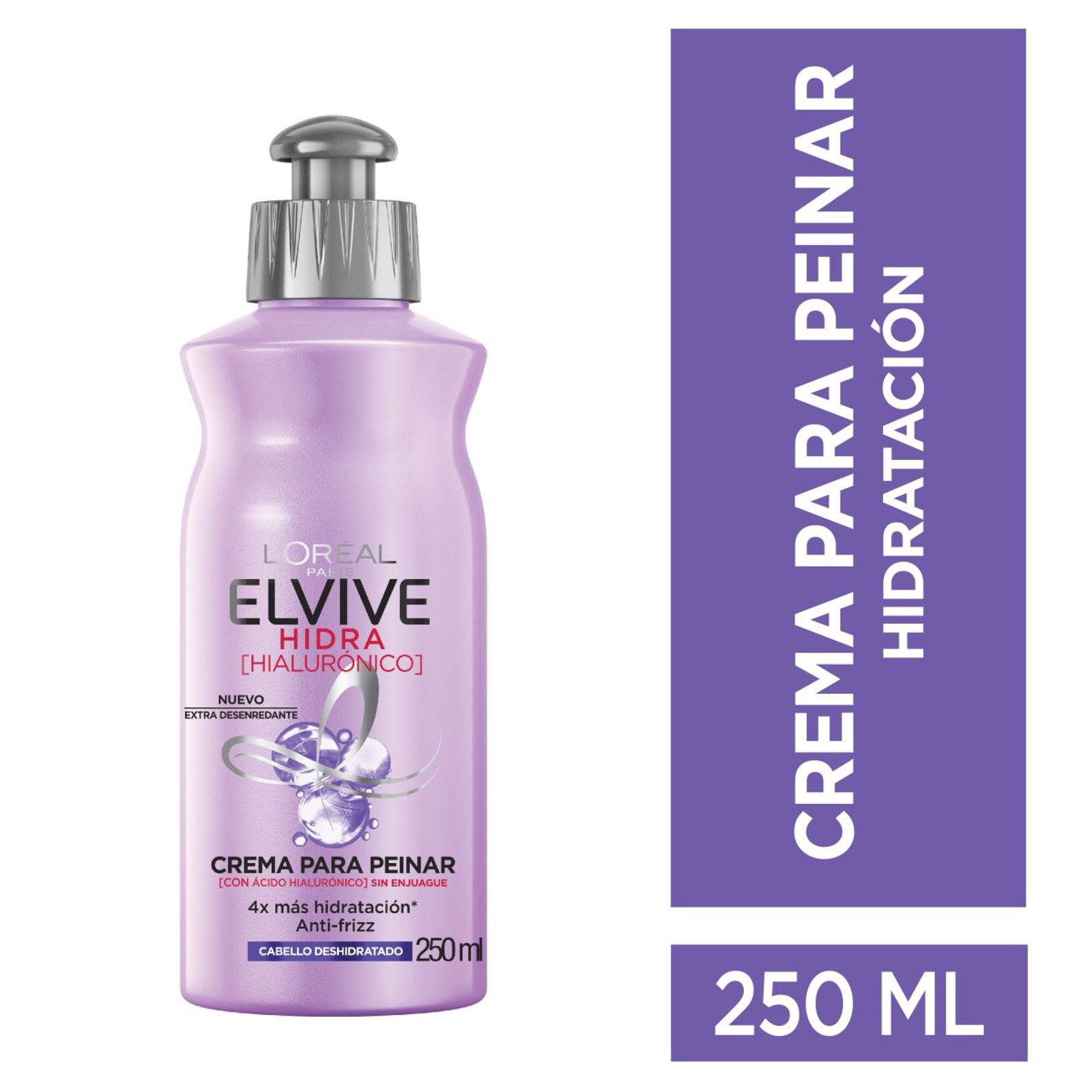 Crema Para Peinar Elvive Hidra Hialuronico 250Ml