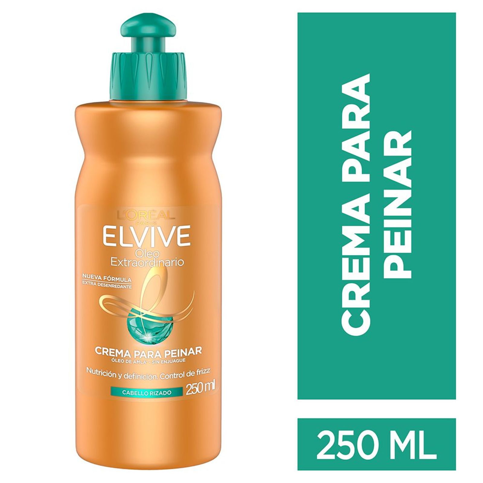 Crema Para Peinar Elvive Oleo Extraordinario Rizos 250Ml