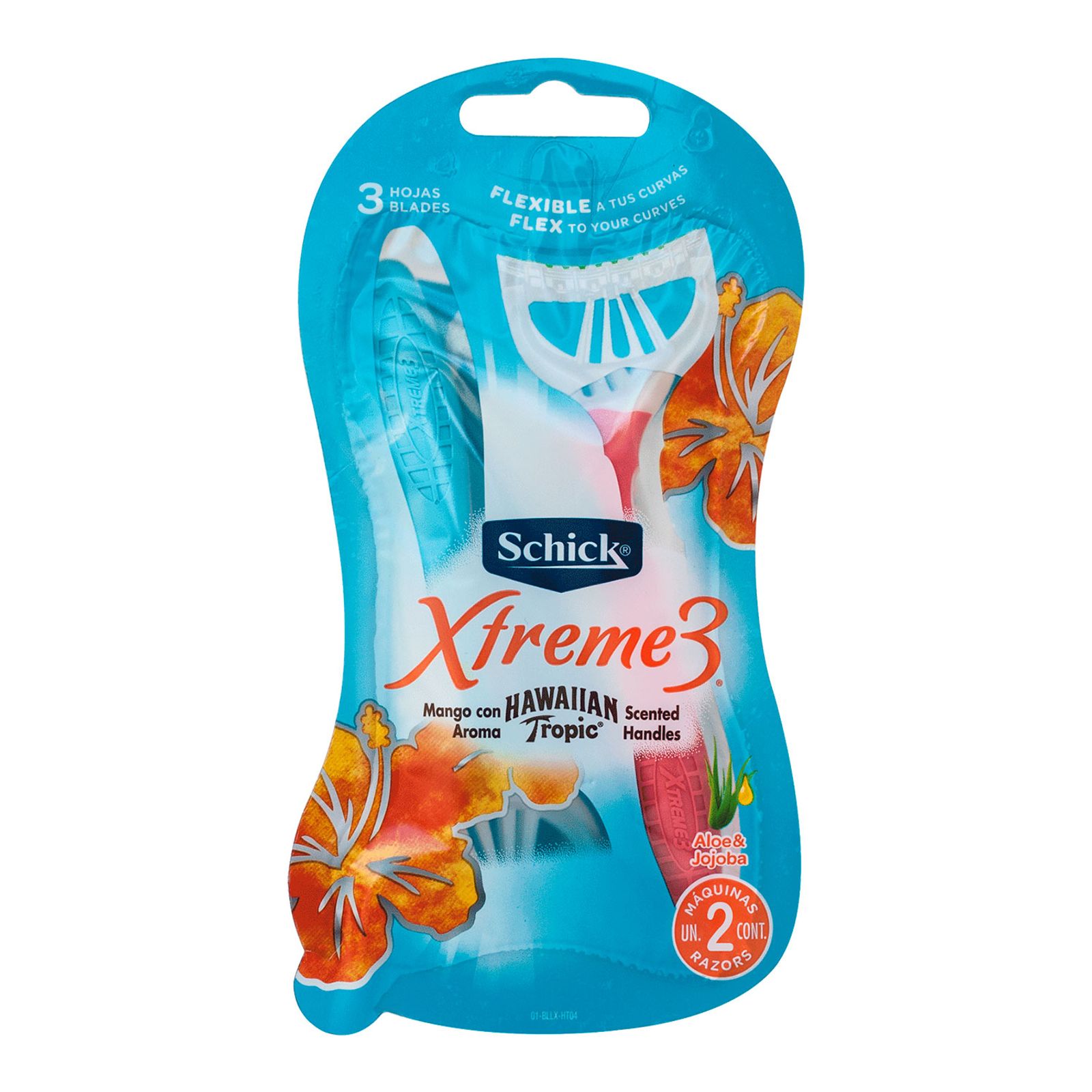 Schick Máquina De Afeitar Xtreme3 Woman Piel Delicada (2 Unidades)