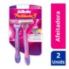 Gillette Máquinas De Afeitar Prestobarba3 Mujer (2 Unidades)