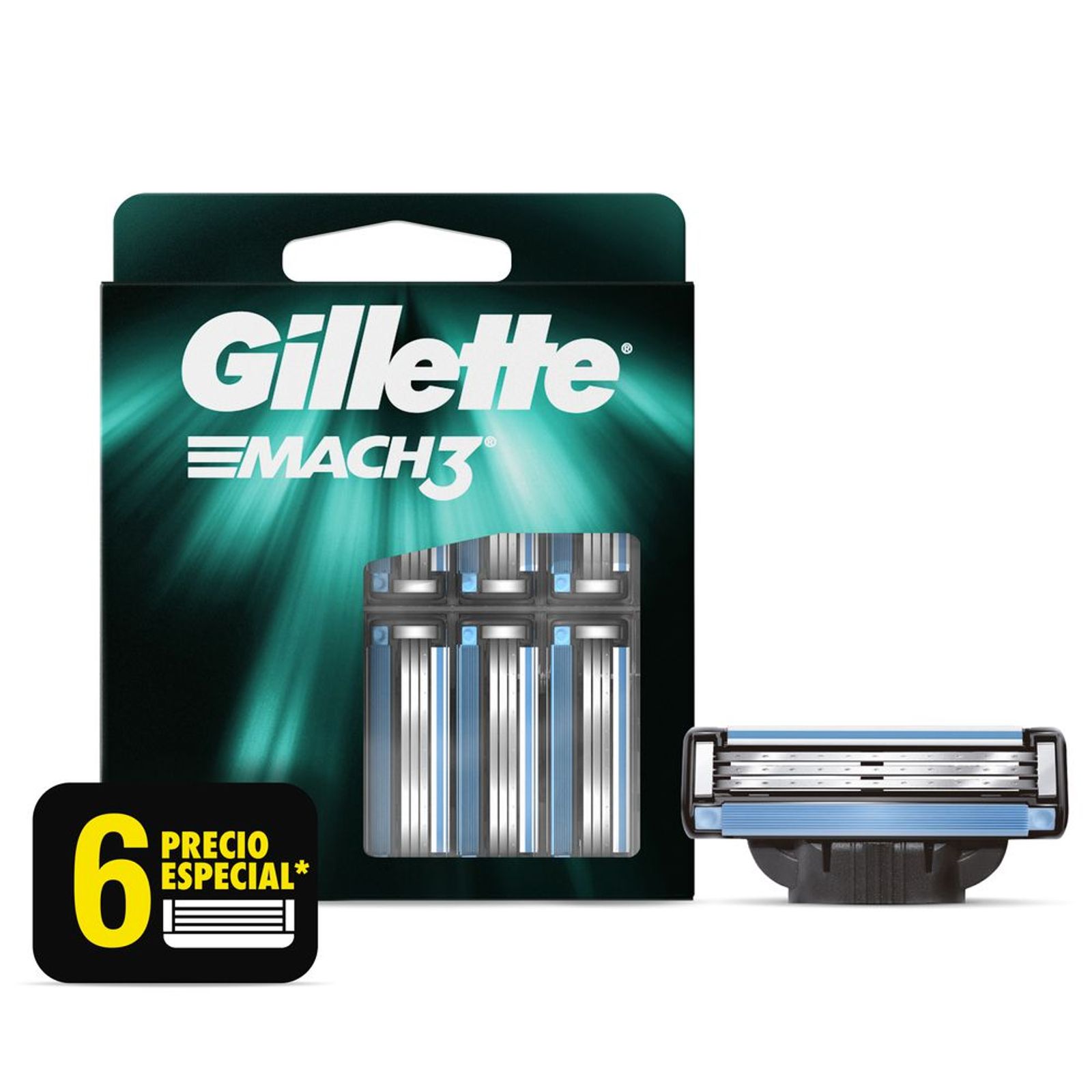 Gillette Repuestos Para Afeitar 6 Un