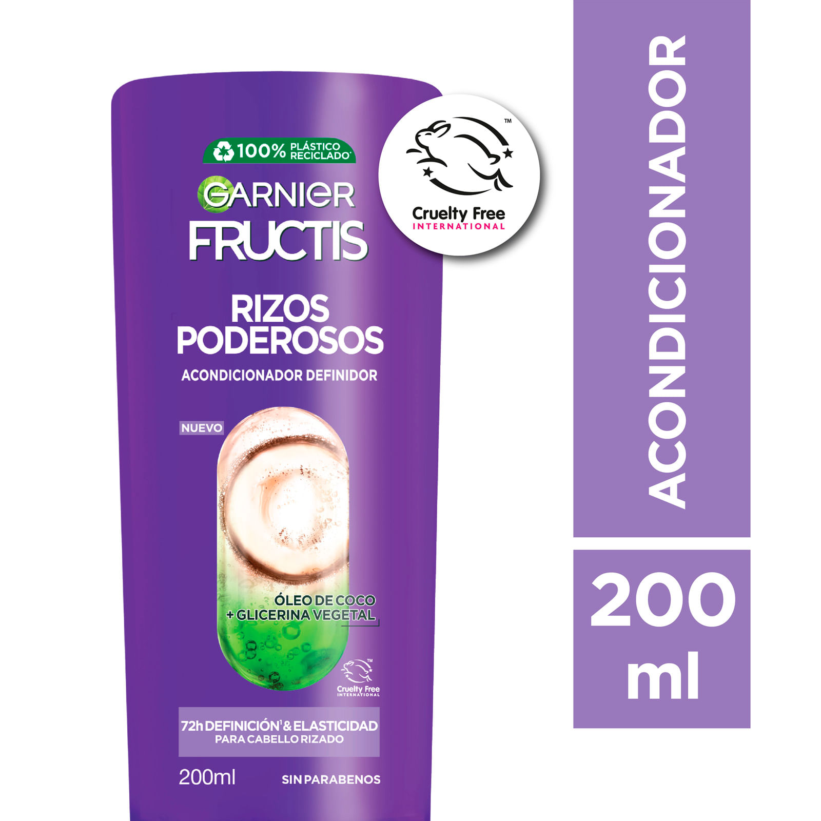 Acondicionador Fructis Rizos Poderosos 200Ml