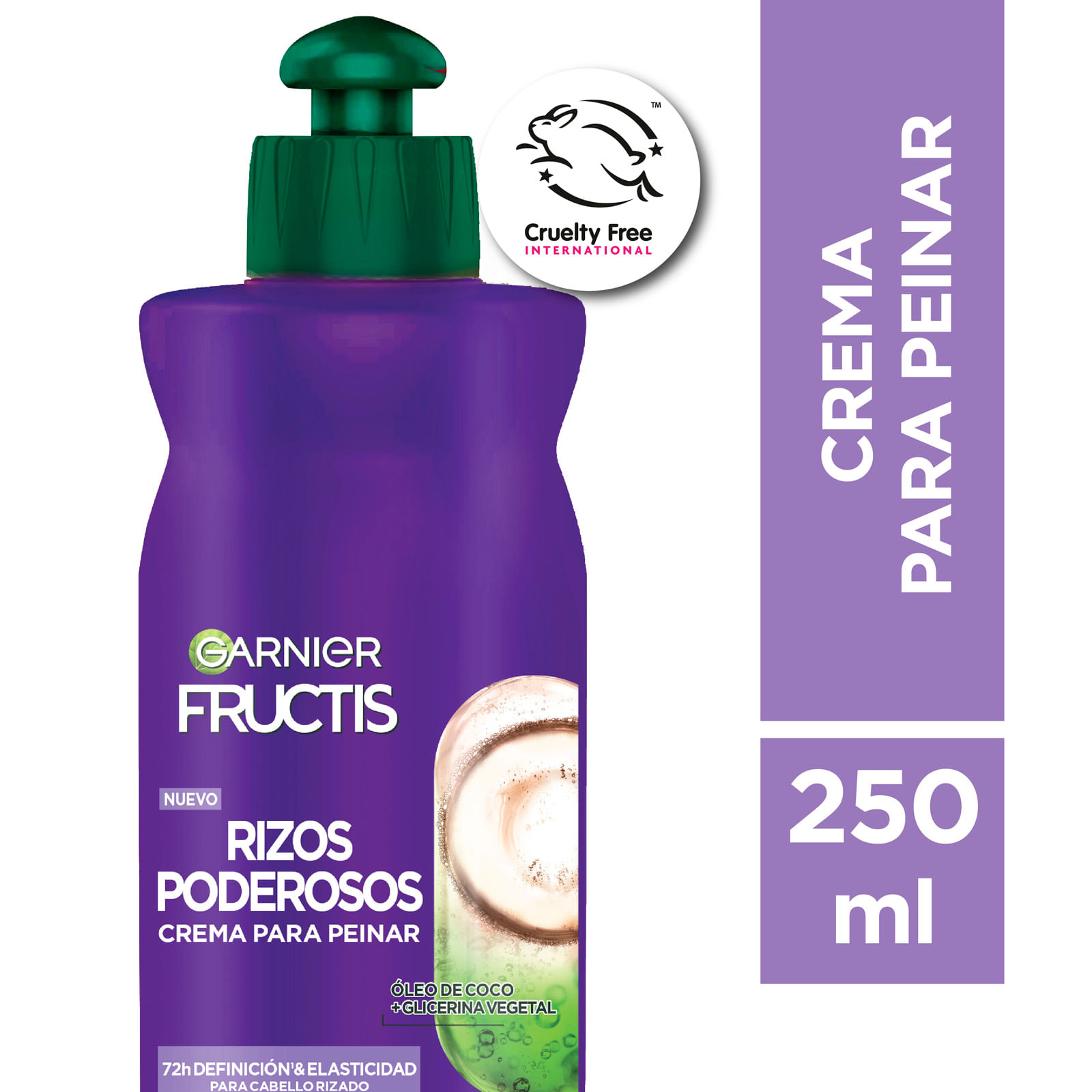 Crema Para Peinar Fructis Rizos Poderosos 250Ml