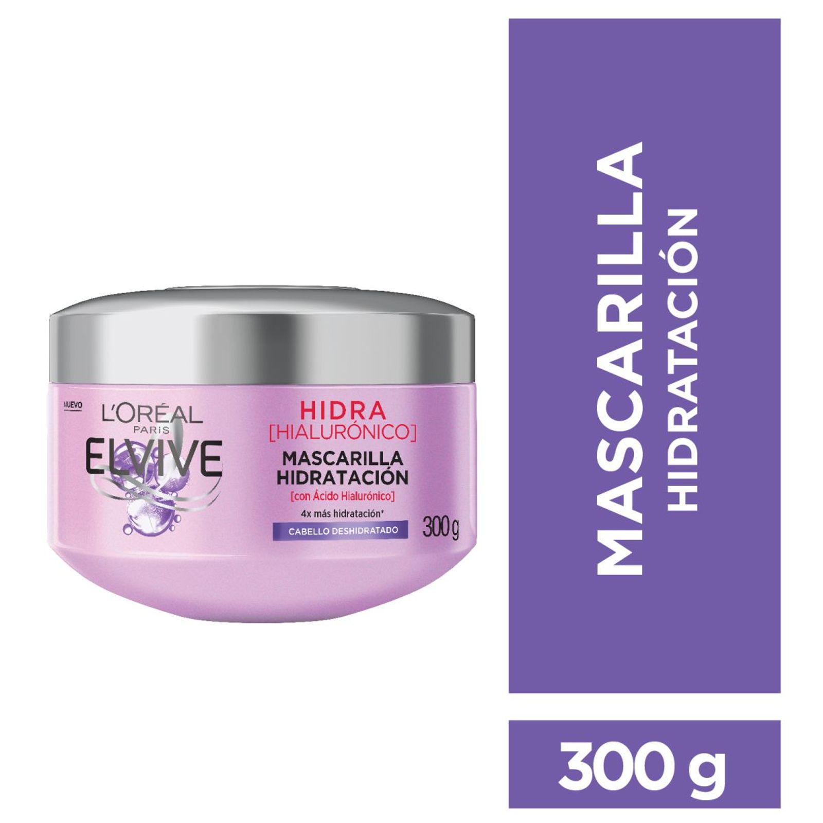Mascarilla Elvive Hidra Hialuronico 300Gr