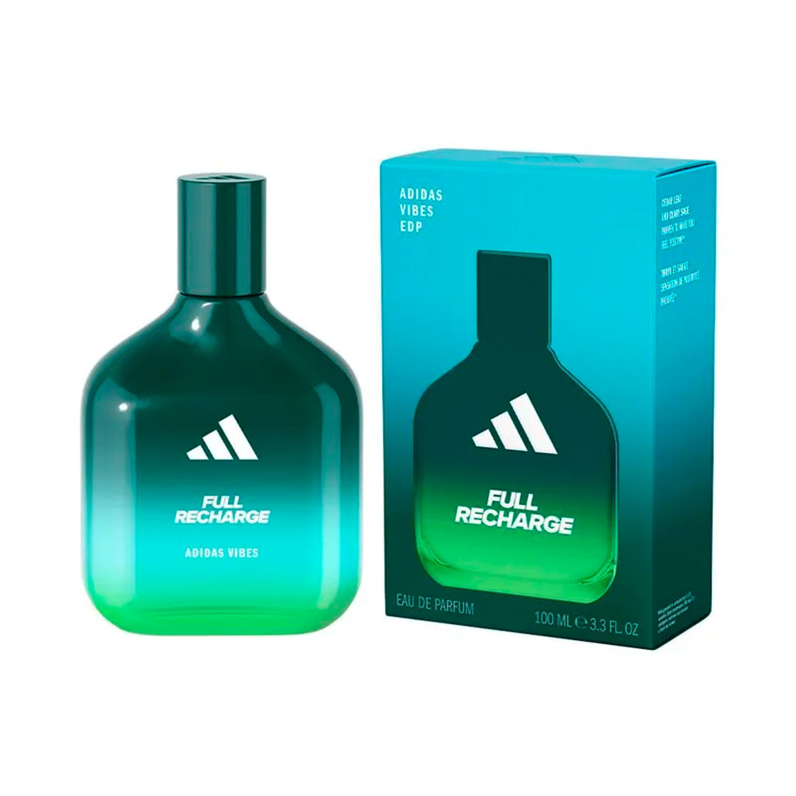 Adidas Full Recharge Eau De Parfum 100 Ml