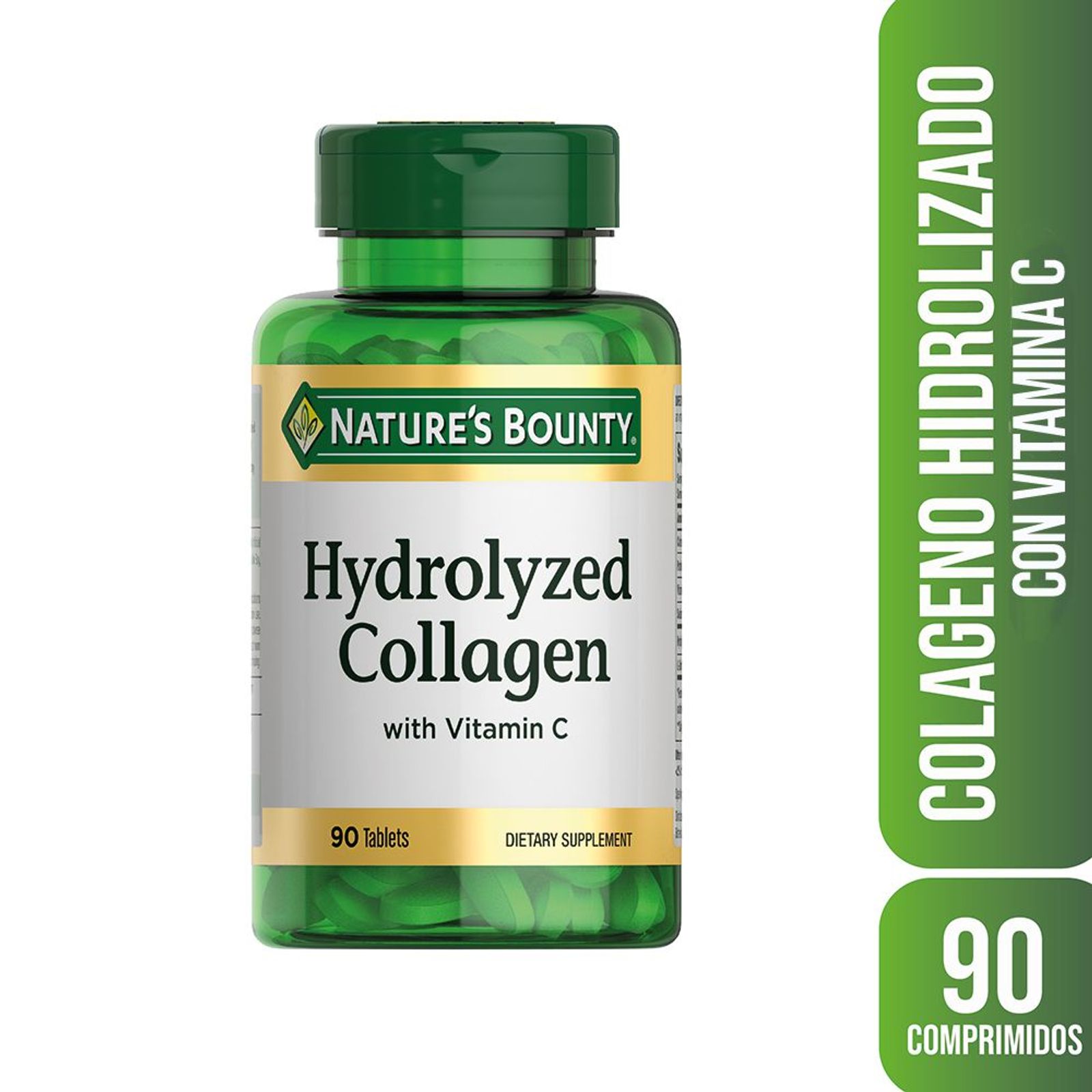 Nature´S Bounty Colageno Hidrolizado Con Vitamina C (90 Tabletas)