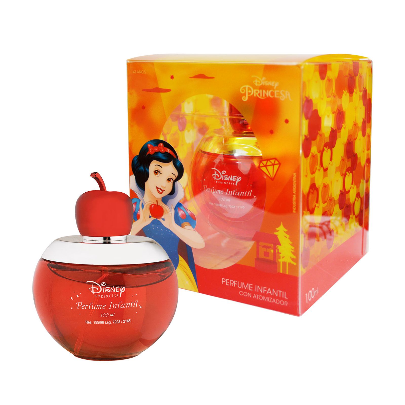 Disney Perfume Infantil Blancanieves Diseño Manzana 100 Ml