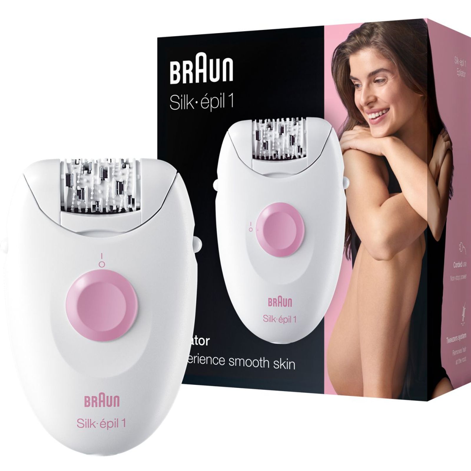 Braun Depiladora Corporal Eléctrica Silk-Épil 1 1170