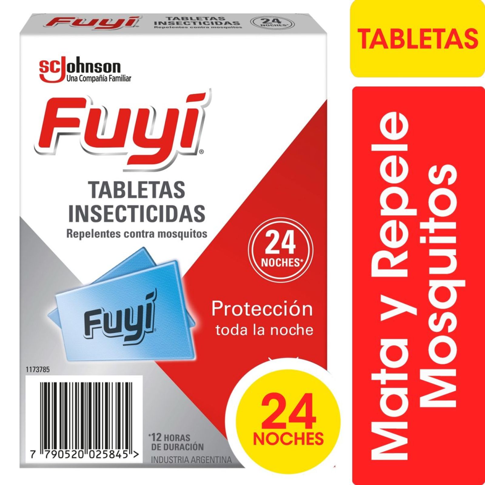 Fuyi Tabletas Insecticidas Contra Mosquitos Rp 24Un