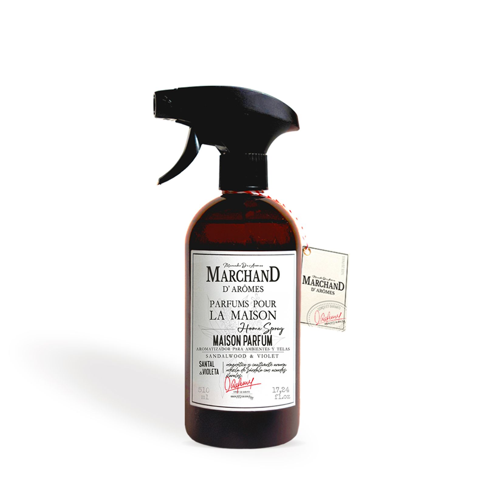 Marchand D´Aromes Home Spray Santal & Violeta 510 Ml