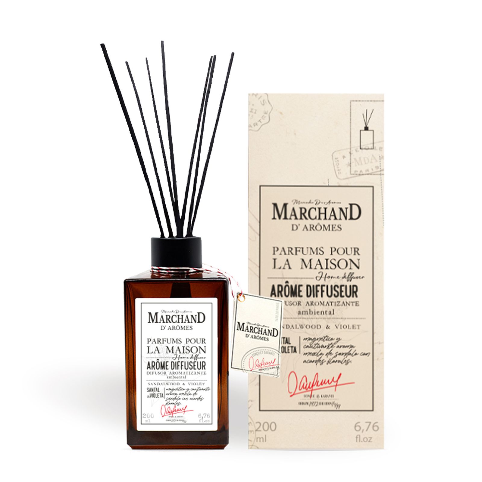 Marchand D´Aromes Difusor Santal & Violeta 200 Ml