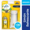 Glade Aromatizante De Ambientes Toque Limón Refrescante Aparato Y Repuesto 9Gr