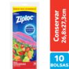 Ziploc Bolsas Herméticas Para Conservar Grande 10Un