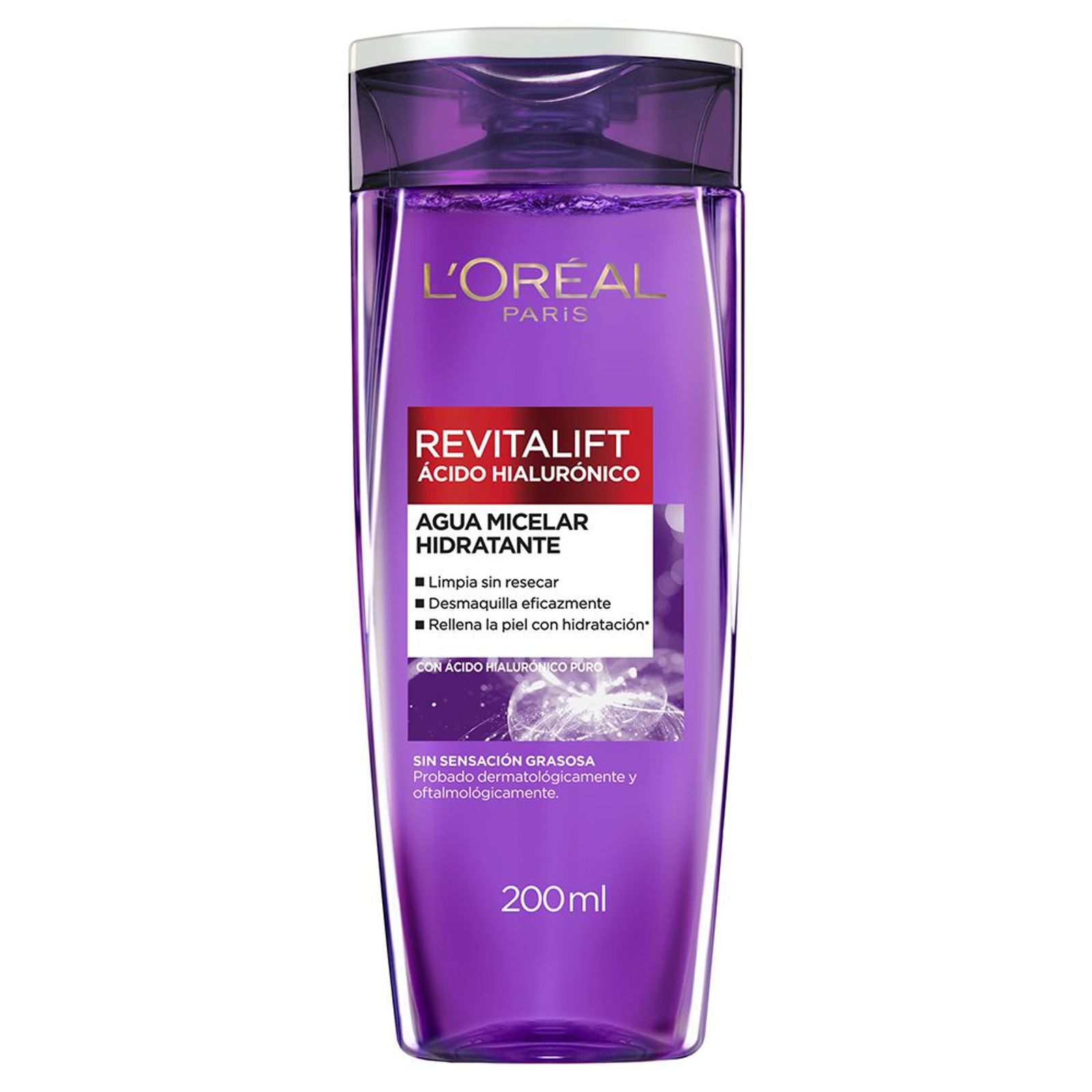 Agua Micelar L'Oreal Paris Revitalift Acido Hialuronico