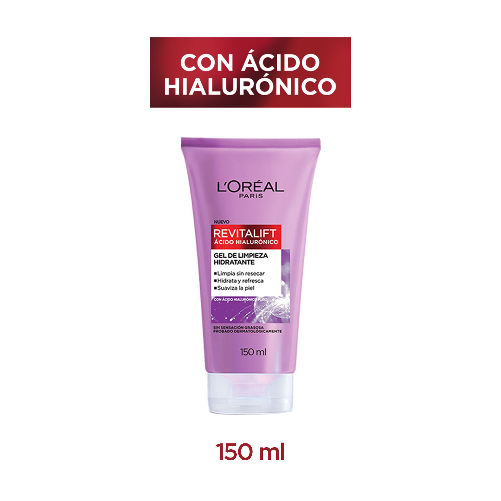 Gel De Limpieza L'Oreal Paris Revitalift Acido Hialuronico
