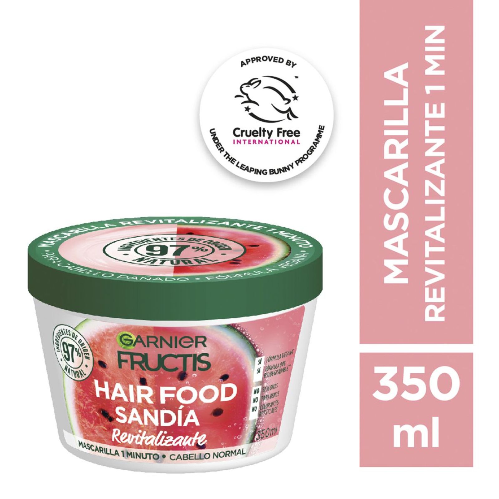 Mascarilla Fructis Hair Food Sandia 350Ml