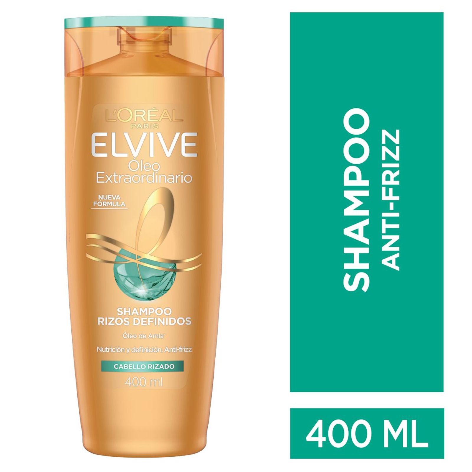 Shampoo Elvive Oleo Extraordinario Rizos 400Ml