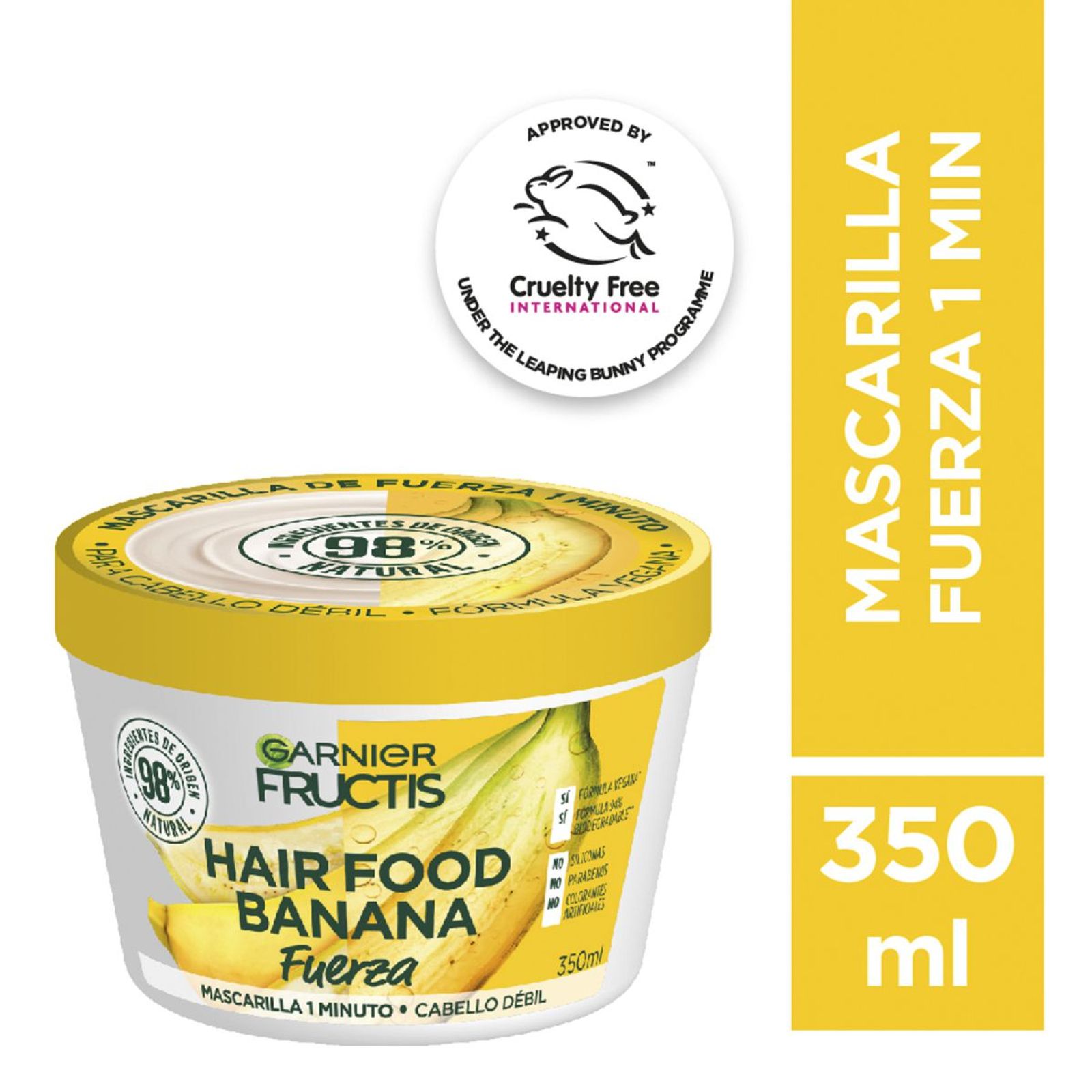 Mascarilla Fructis Hair Food Banana 350Ml