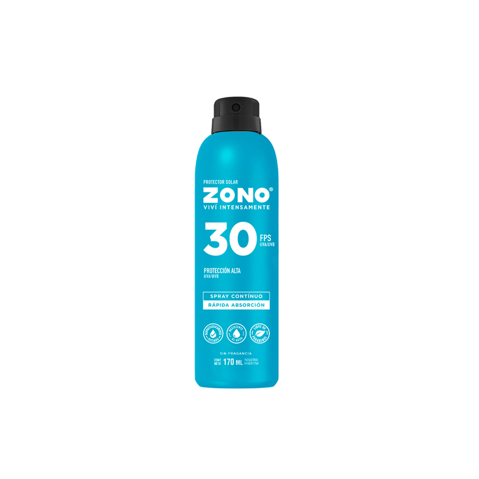 Zono Protector Solar En Spray Fps30+ 170 Ml