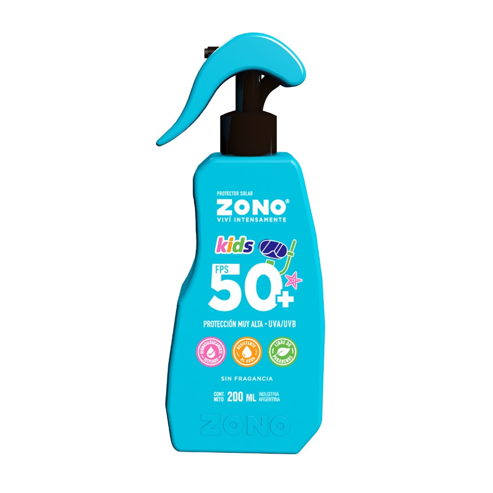 Zono Protectos Solar Locion Gatillo Fps50+ 200 Ml