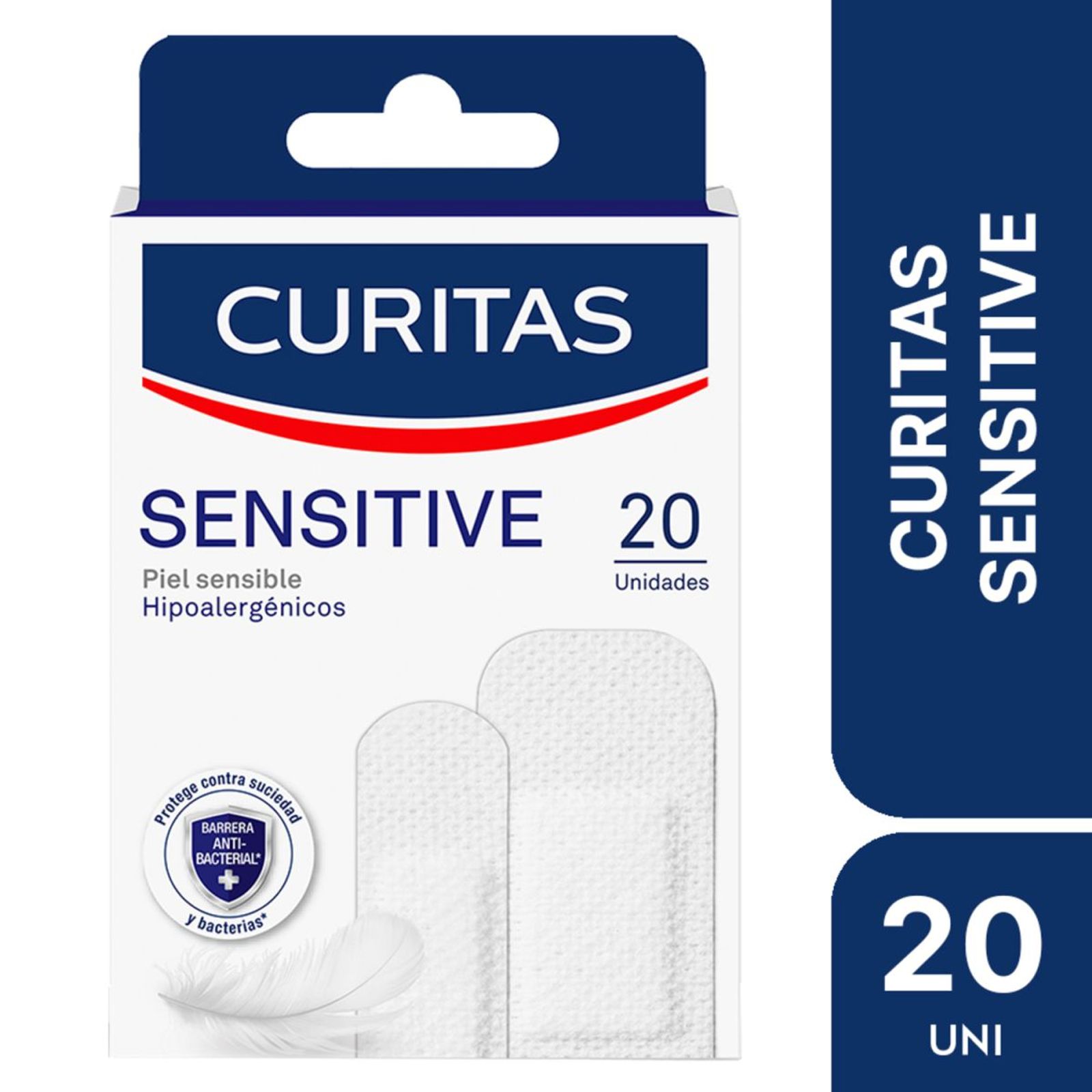 Curitas Apósitos Adhesivos Sensitive Para Piel Sensible 20U