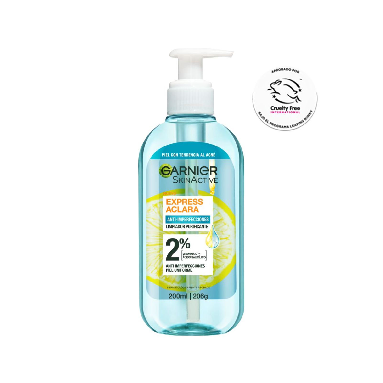 Gel De Limpieza Anti-Imperfecciones Con Ácido Salicílico De Garnier 200Ml