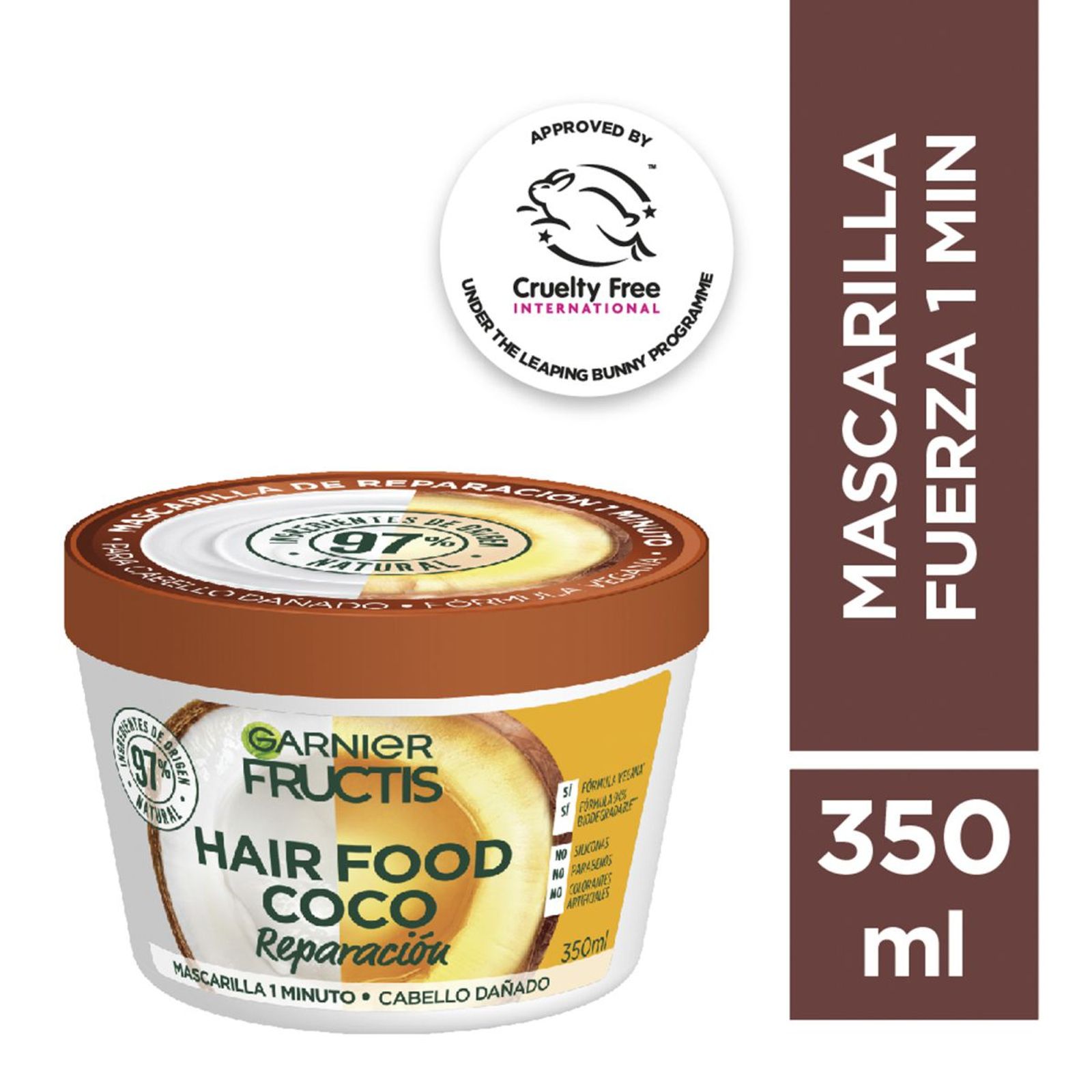 Mascarilla Fructis Hair Food Coco 350Ml