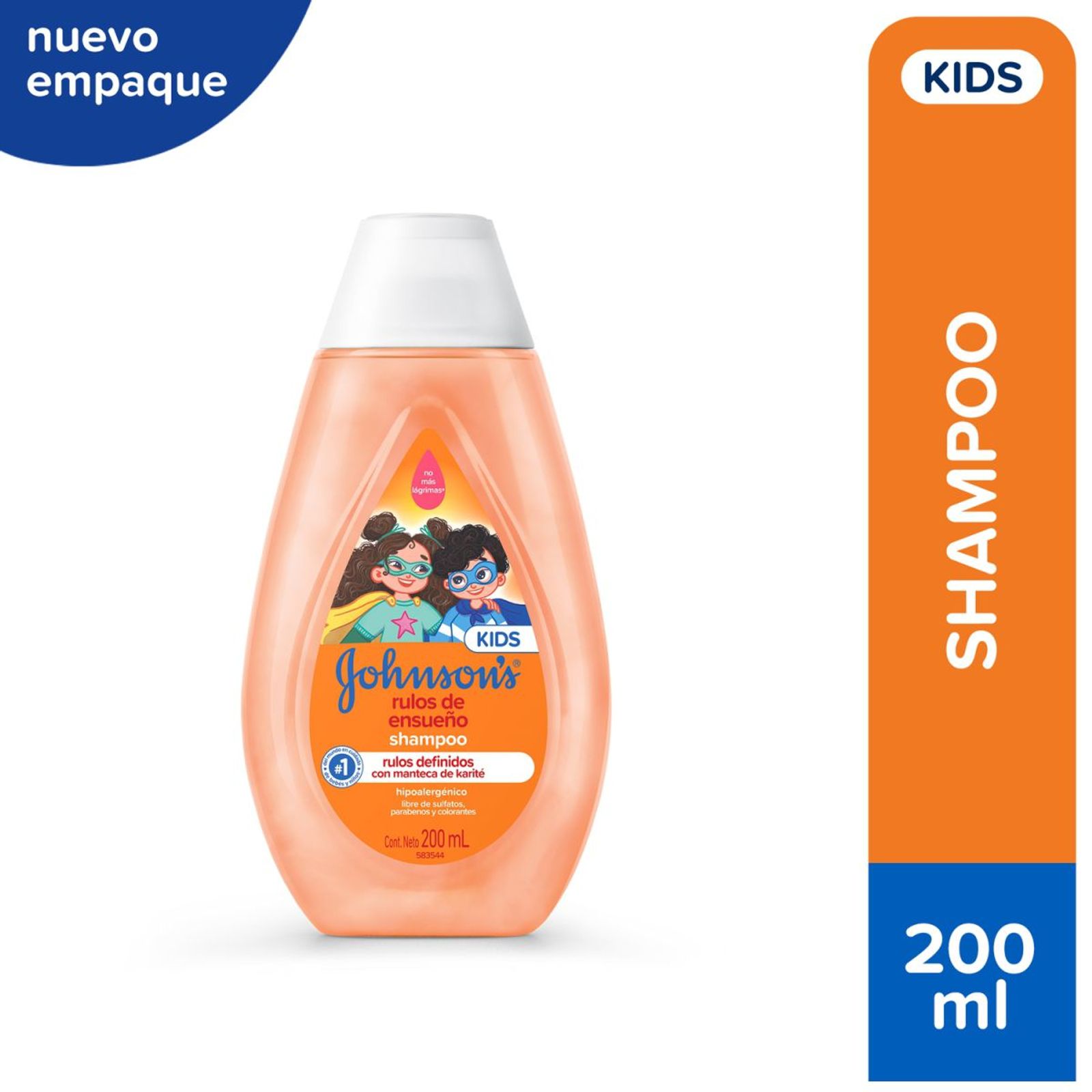 Johnsons Baby Shampoo Para Niños Rulos De Ensueño 200 Ml