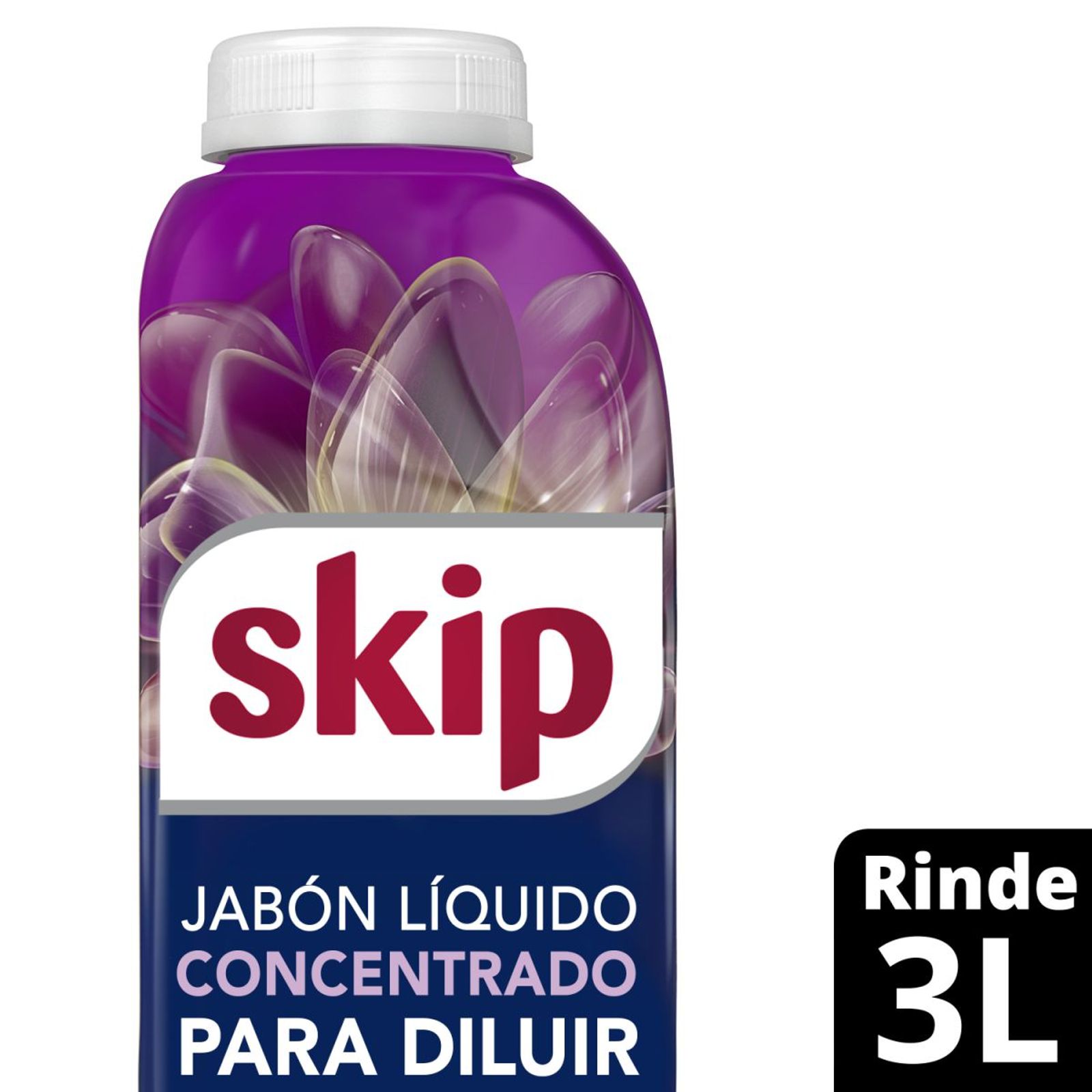 Skip Jabón Líquido Concentrado Para Diluir Power Deluxe 500 Ml