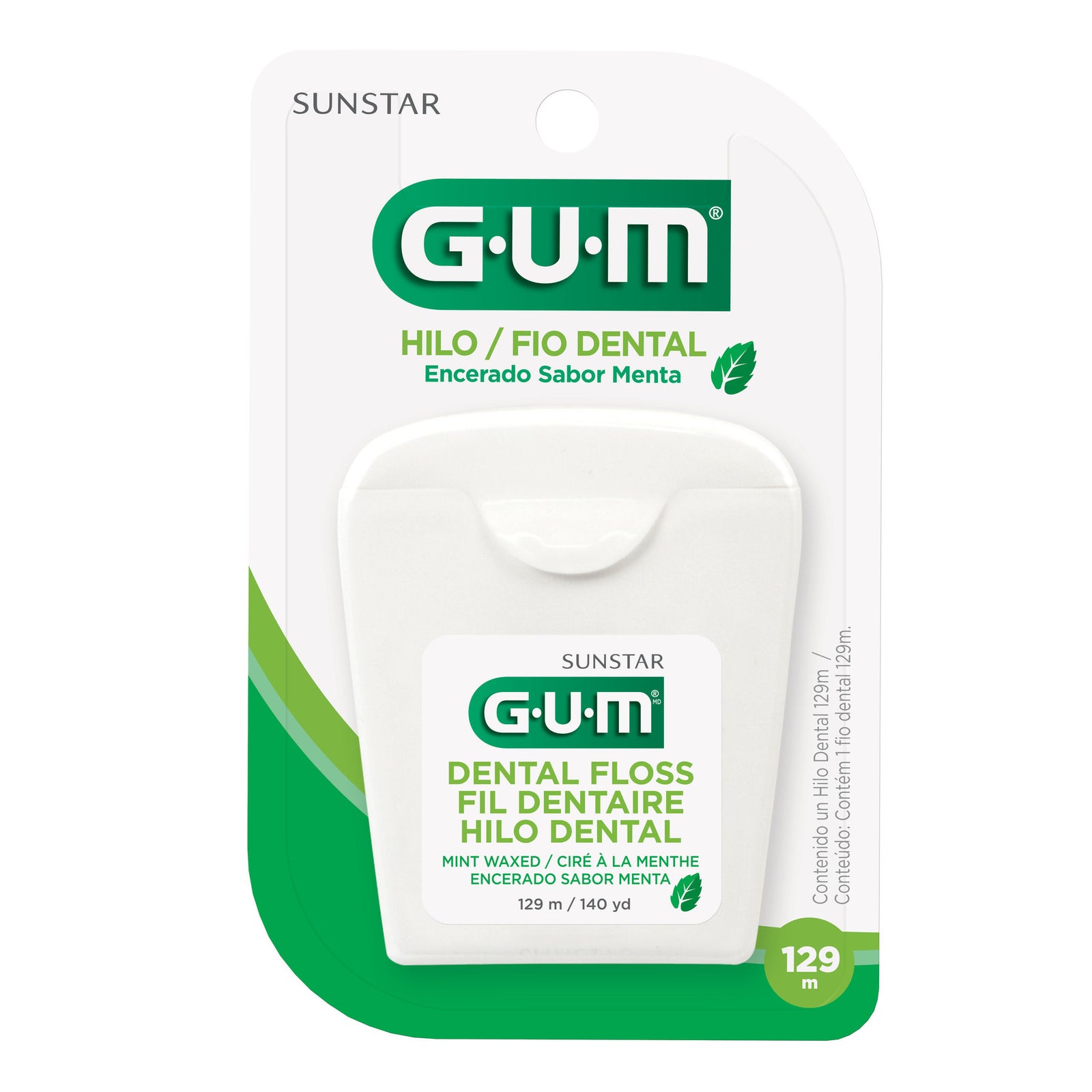 Gum Hilo Dental Encerado 129 M