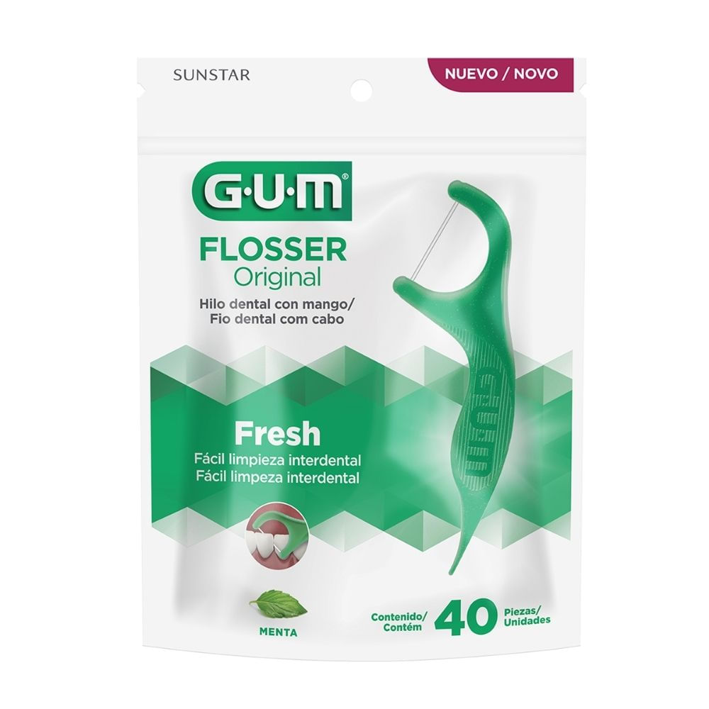 Flossers Gum Original Menta X 40 Un