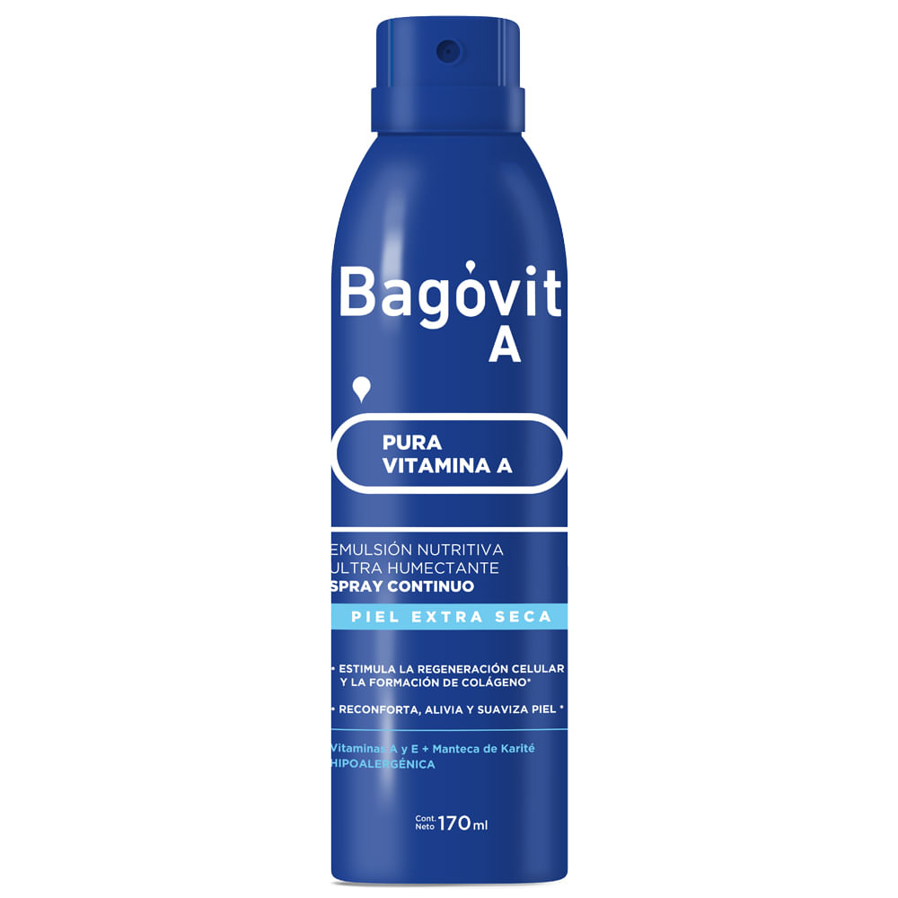 Bagóvit Emulsión Spray Continuo Piel Extra Seca X 170 Ml