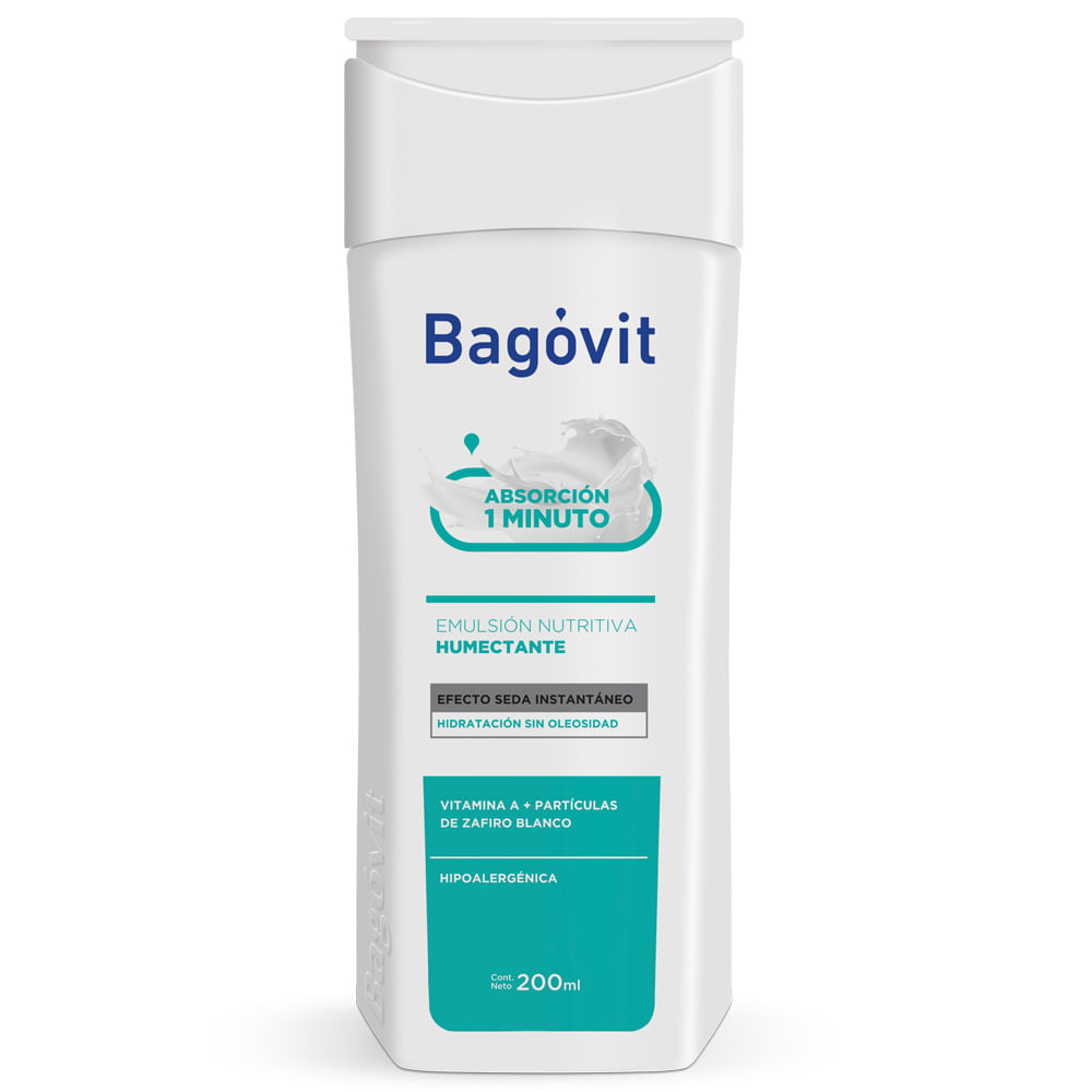 Bagóvit Emulsión Corporal Cuidados Cotidianos Efecto Seda X 200 Ml