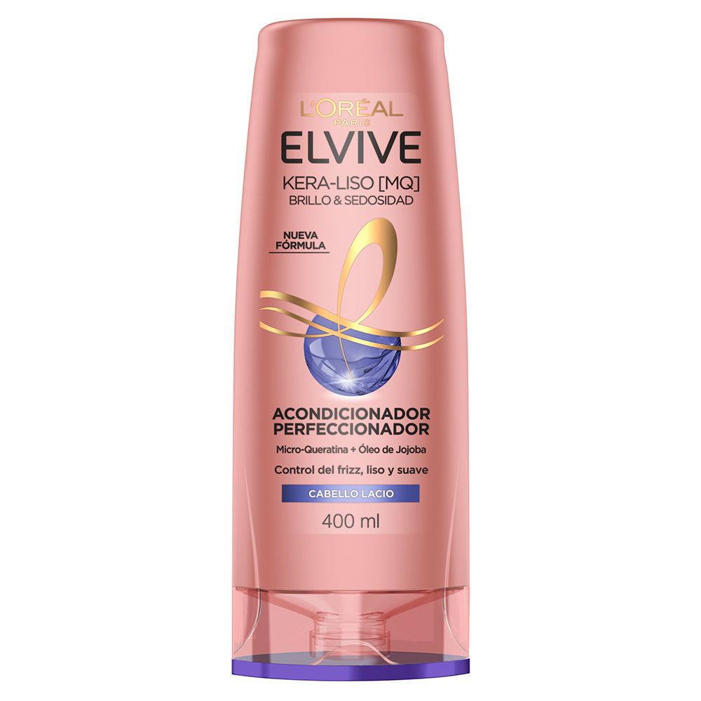 Acondicionador Elvive Keraliso Brillo X 400 Ml