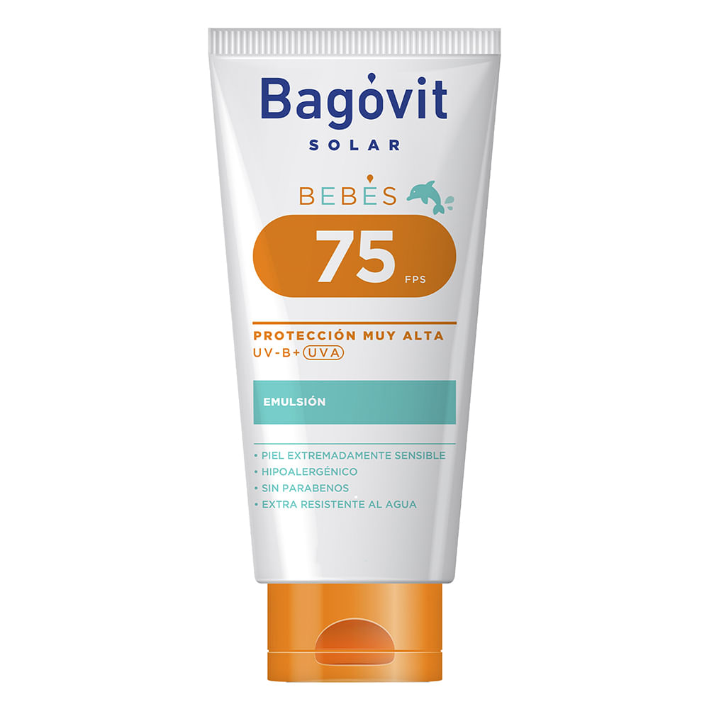 Bagóvit Protector Solar Emulsión Bebés Fps 75 X 180 G