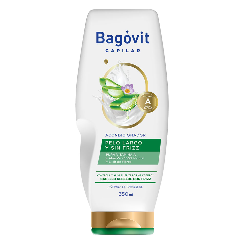 Bagóvit Acondicionador Capilar Pelo Largo Y Sin Frizz X 350 Ml