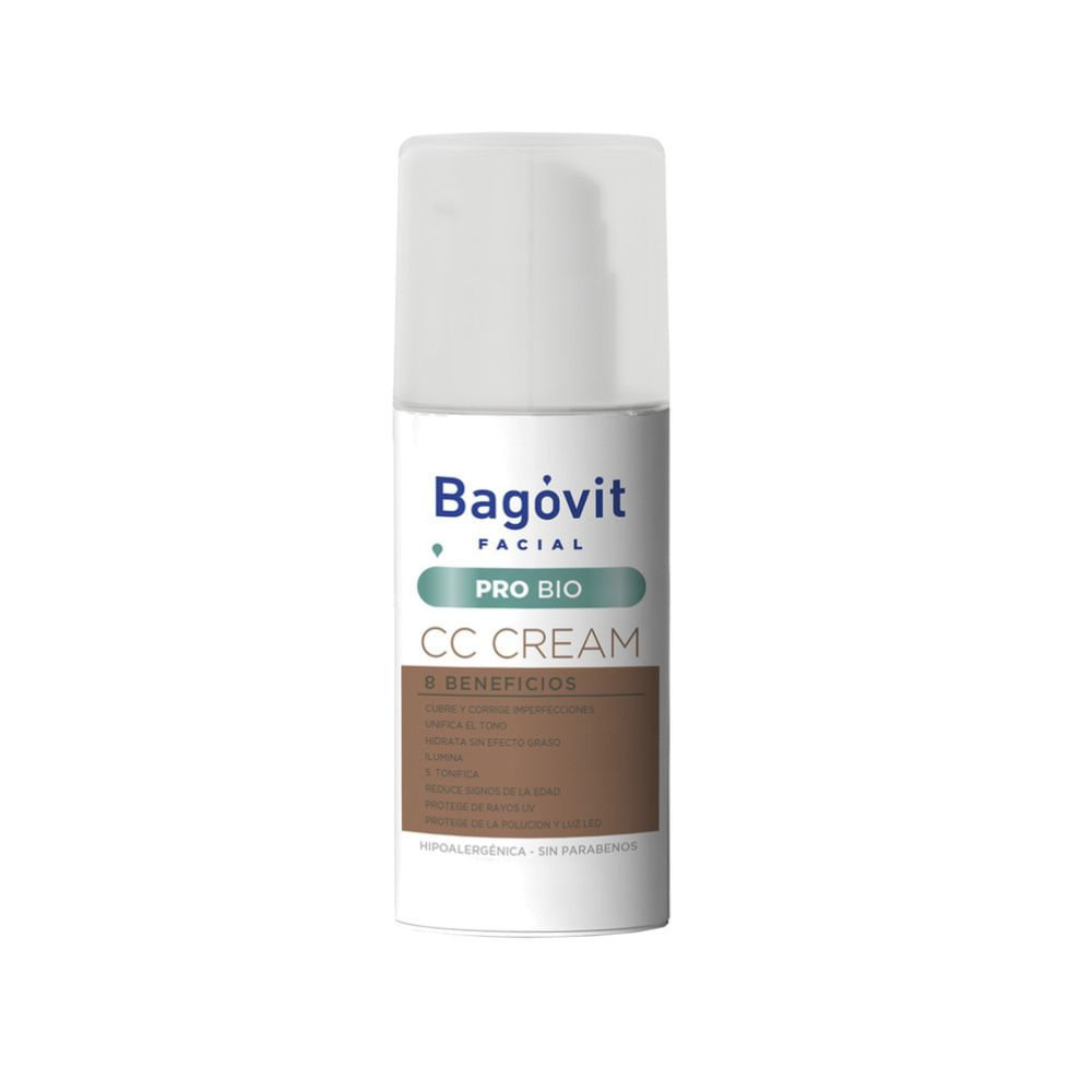 Bagóvit Crema Facial Pro Bio Cc Cream Multiprotectora X 50 G
