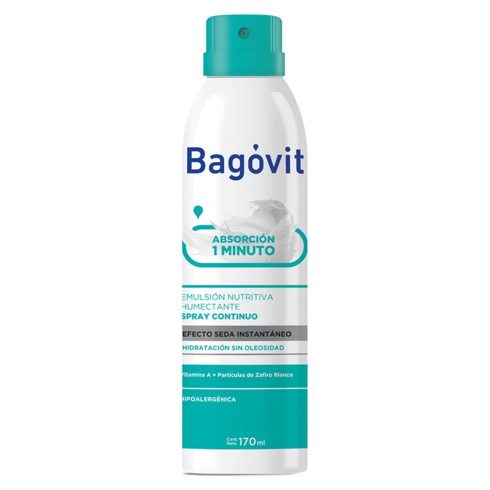 Bagóvit A Emulsión Spray Continuo Absorción En 1 Minuto X 170 Ml