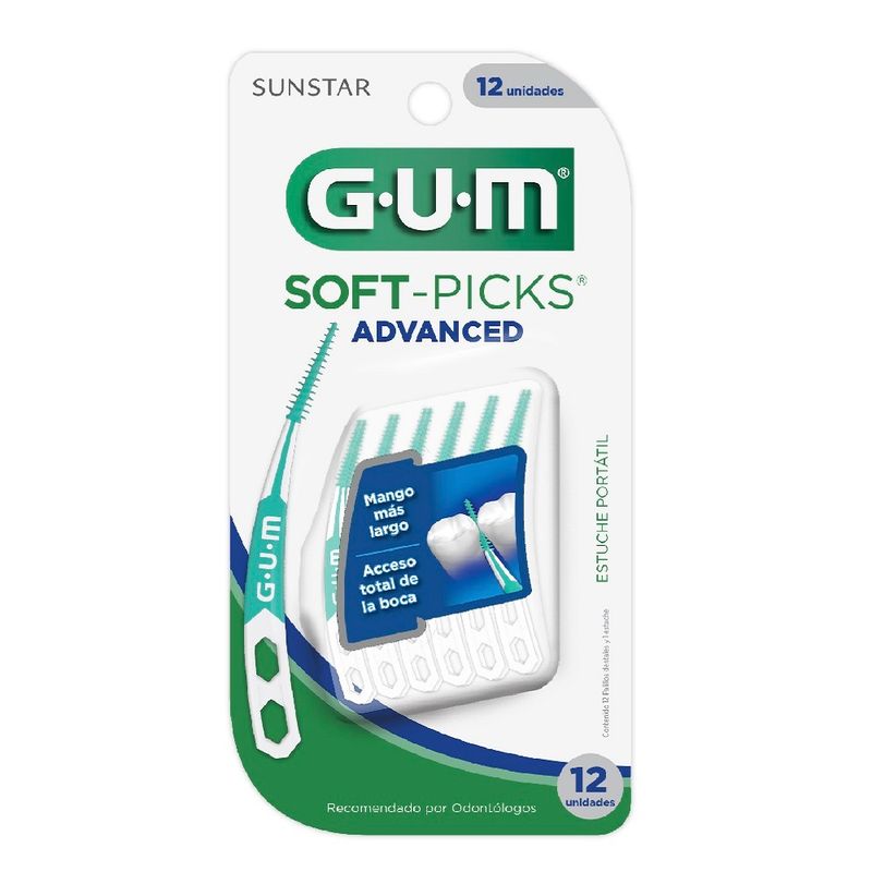 Palillos Interdentales Soft-Picks Advance X 12 Ud