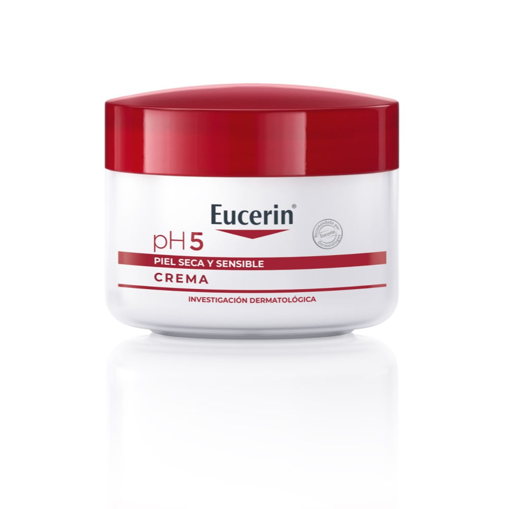 Eucerin Crema Facial Y Corporal Ph5 Para Piel Seca Y Sensible X 75 Ml