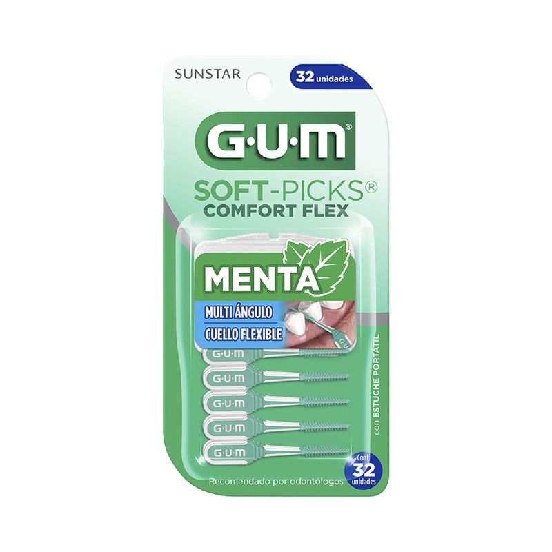 Palillos Interdentales Gum Confort Mint X 32 Un