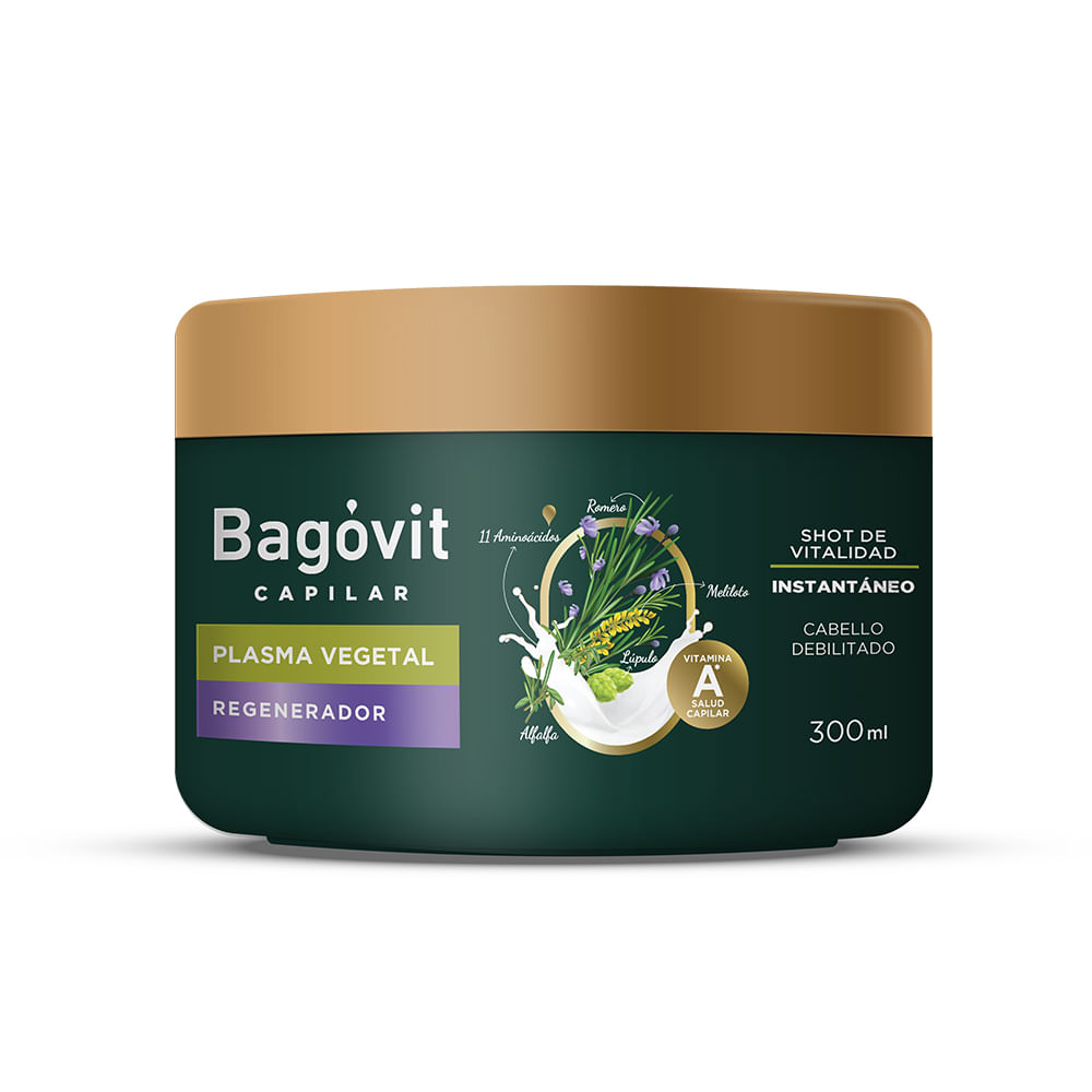 Bagóvit Mascarilla Capilar Plasma Vegetal X 300 Ml