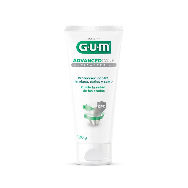 Gel Dental Gum Advanced Care Antibacterial X 100 G