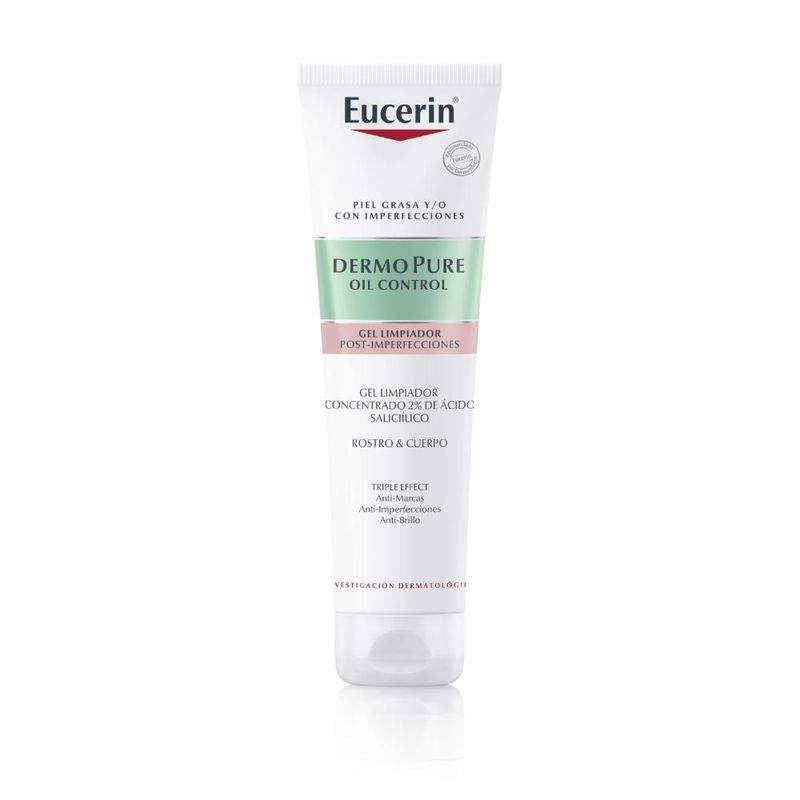 Eucerin Gel Limpiador Concentrado Dermopure Triple Effect X 150 Ml